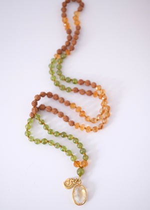 CELESTIAL ABUNDANCE Through Love | Peridot, Citrine, Rudraksha