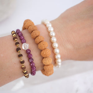 TEMPLE Collection: all Goodness & Luck VISHNU | Finest Indonesian 10 Mukhi bracelet