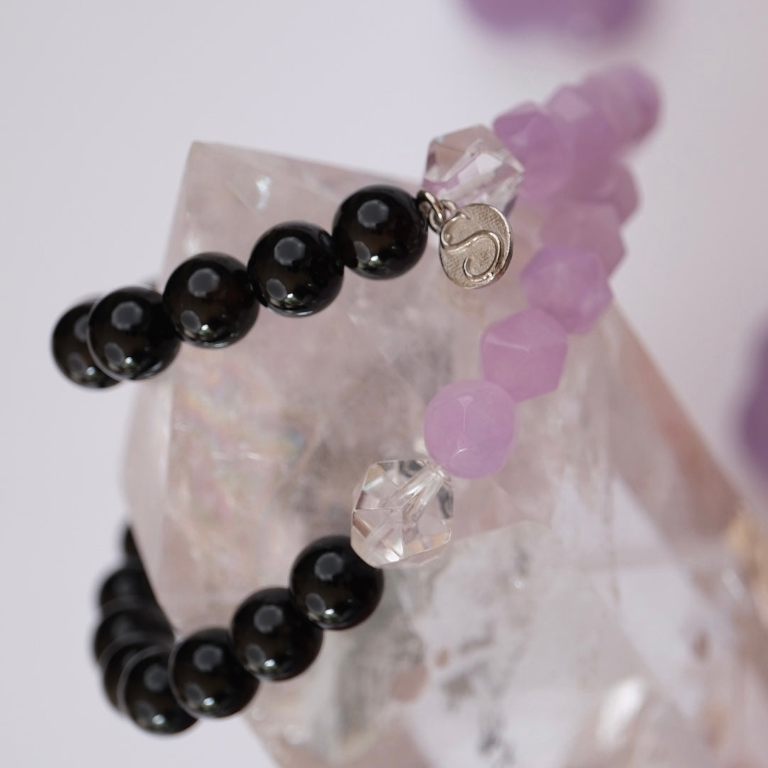 Empowered &amp; Enlightened | Amethyst Herkimer, Tourmaline