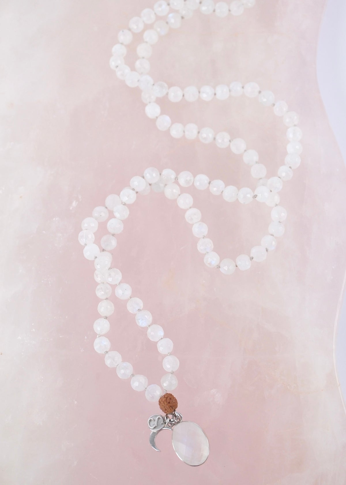 CHANDRAMA Radiance of Intuition | Moonstone Mala Beads
