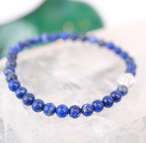 MOKSHA Expand & Empower | Lapis Lazuli, Herkimer bracelet
