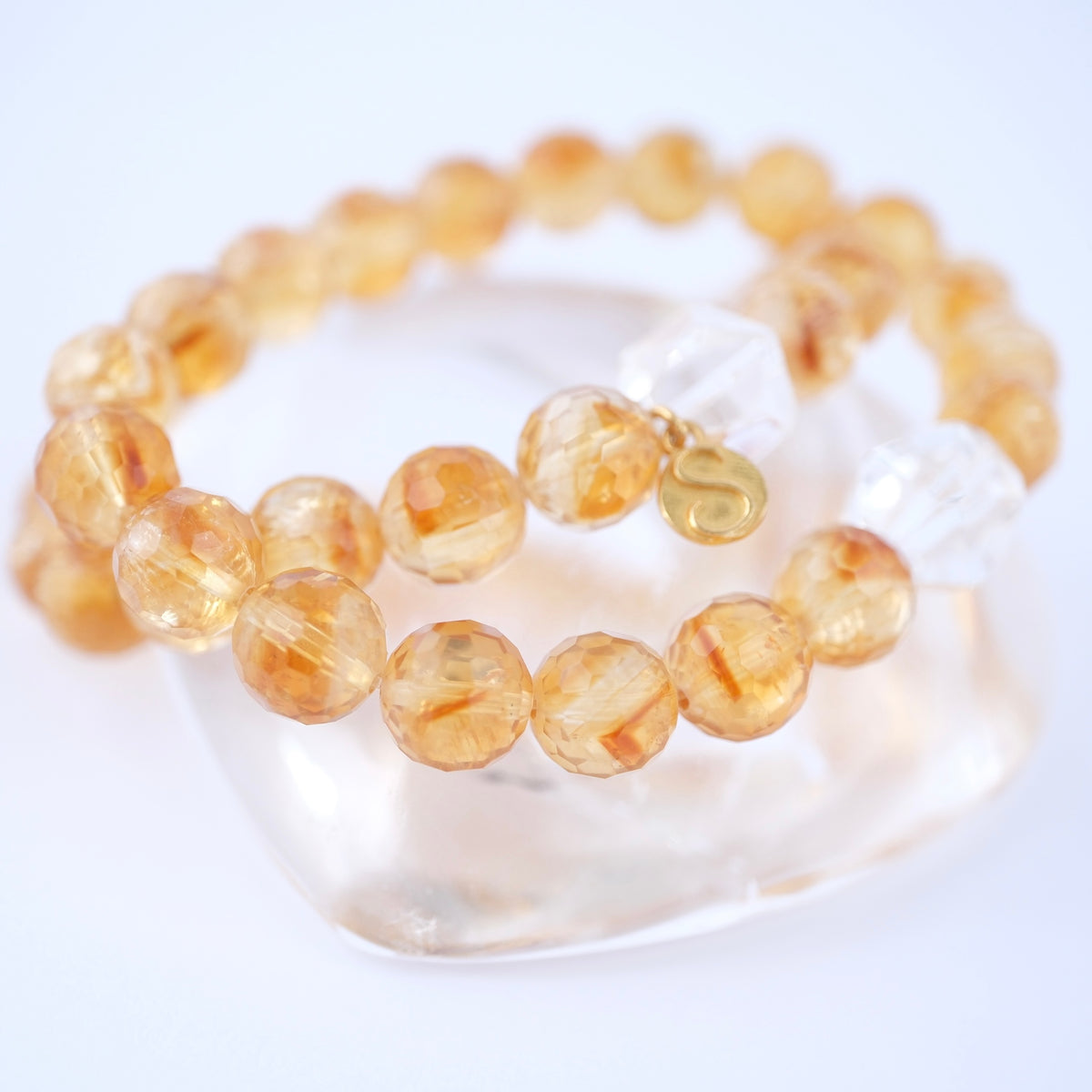 SAMRIDDHI Prosperity | Amazing fine quality faceted citrine bracelet