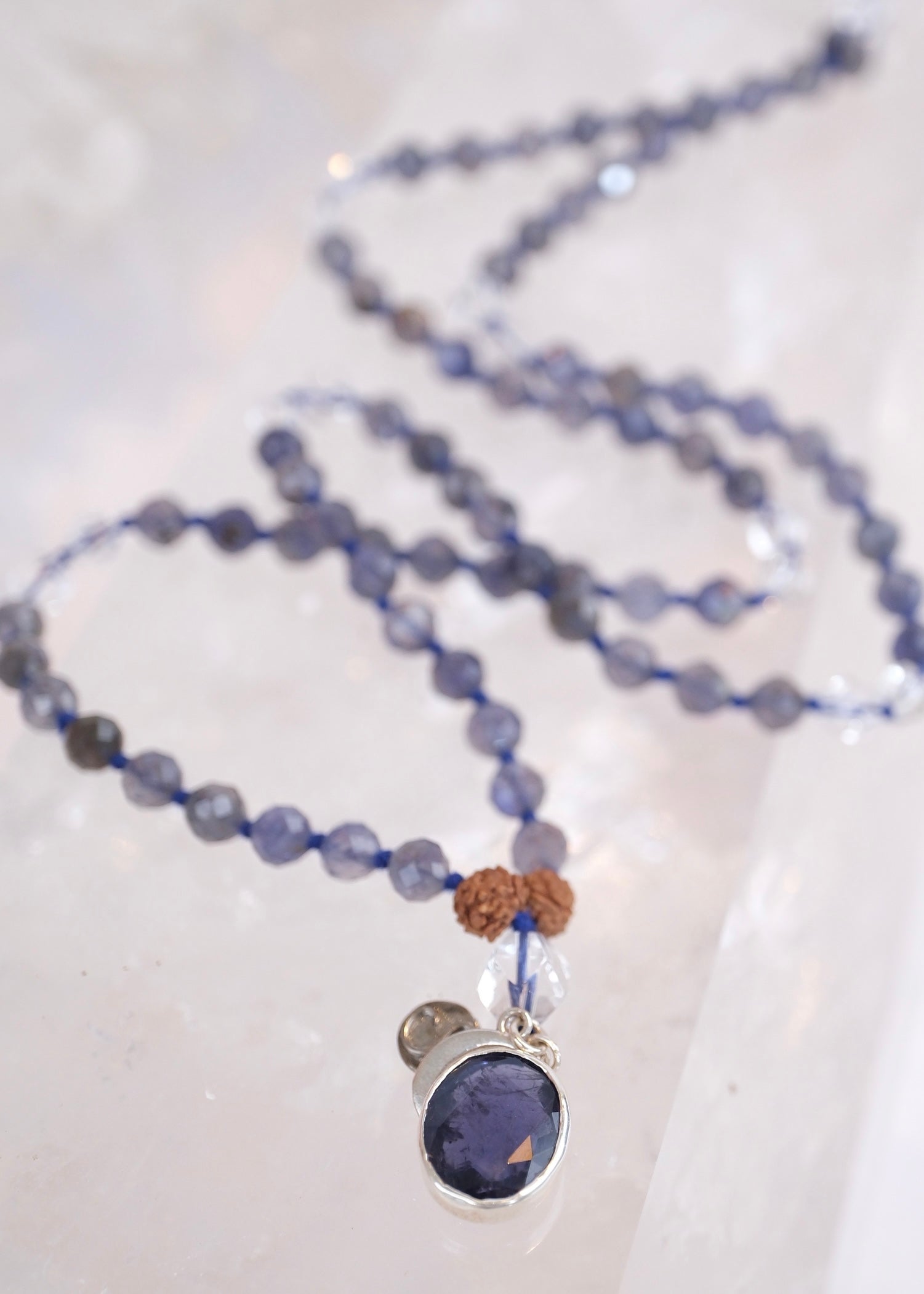 SHAMAN'S Iolite Mala | New Iteration with Iolite pendant