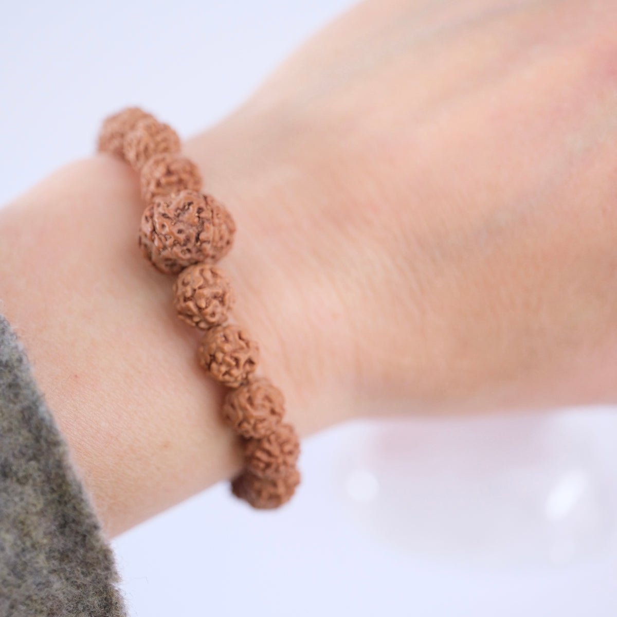ABUNDANCE Lakshmi 7 Mukhi Guru bead & 5 face Rudraksha bracelet