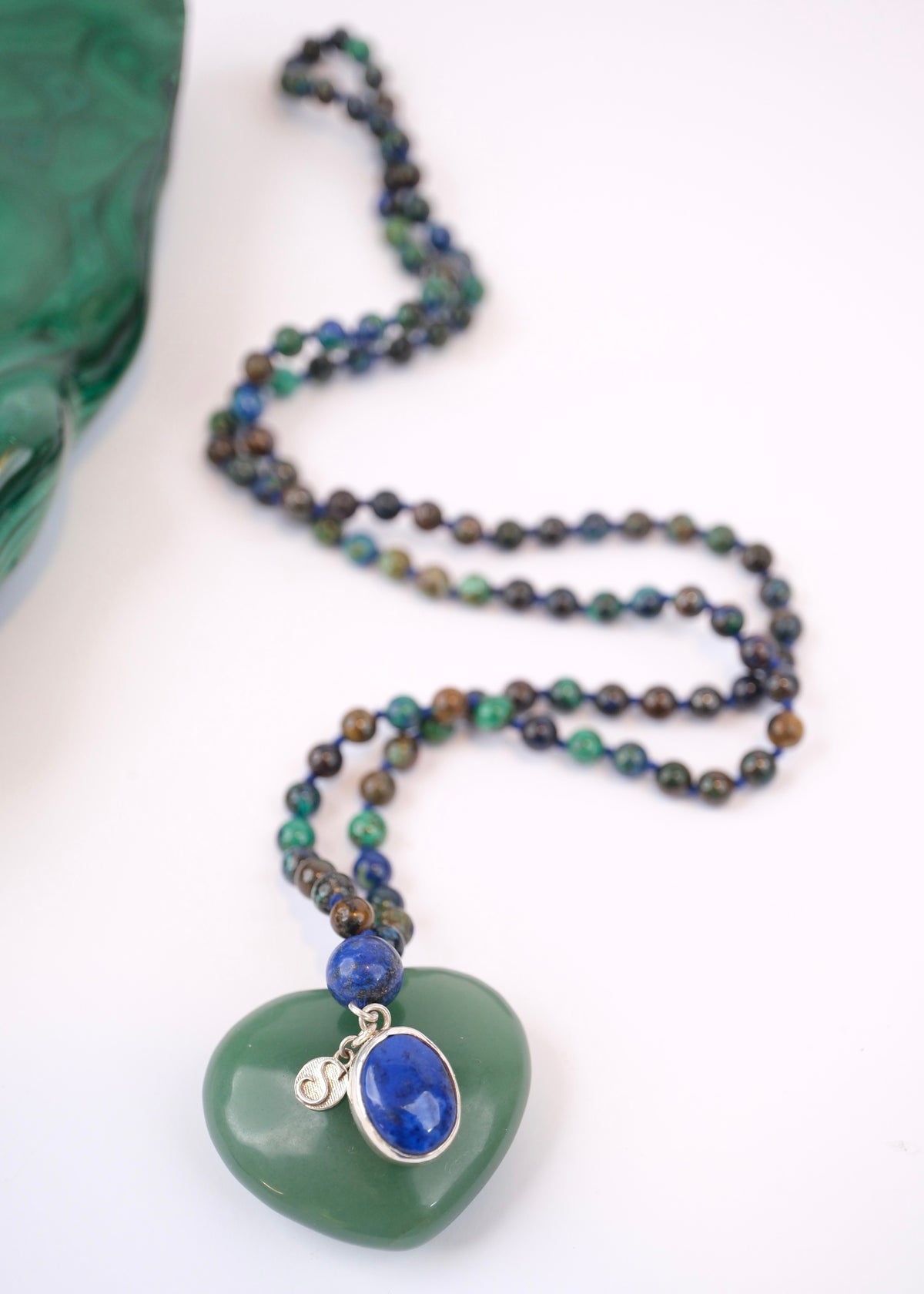 ROHANA Healing to Wholeness | Chrysocolla, Lapis Lazuli Mala