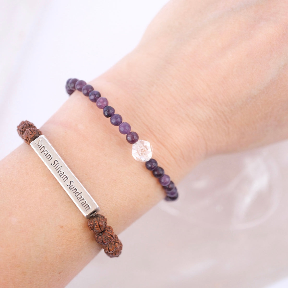 LOTUS | Lepidolite bracelet