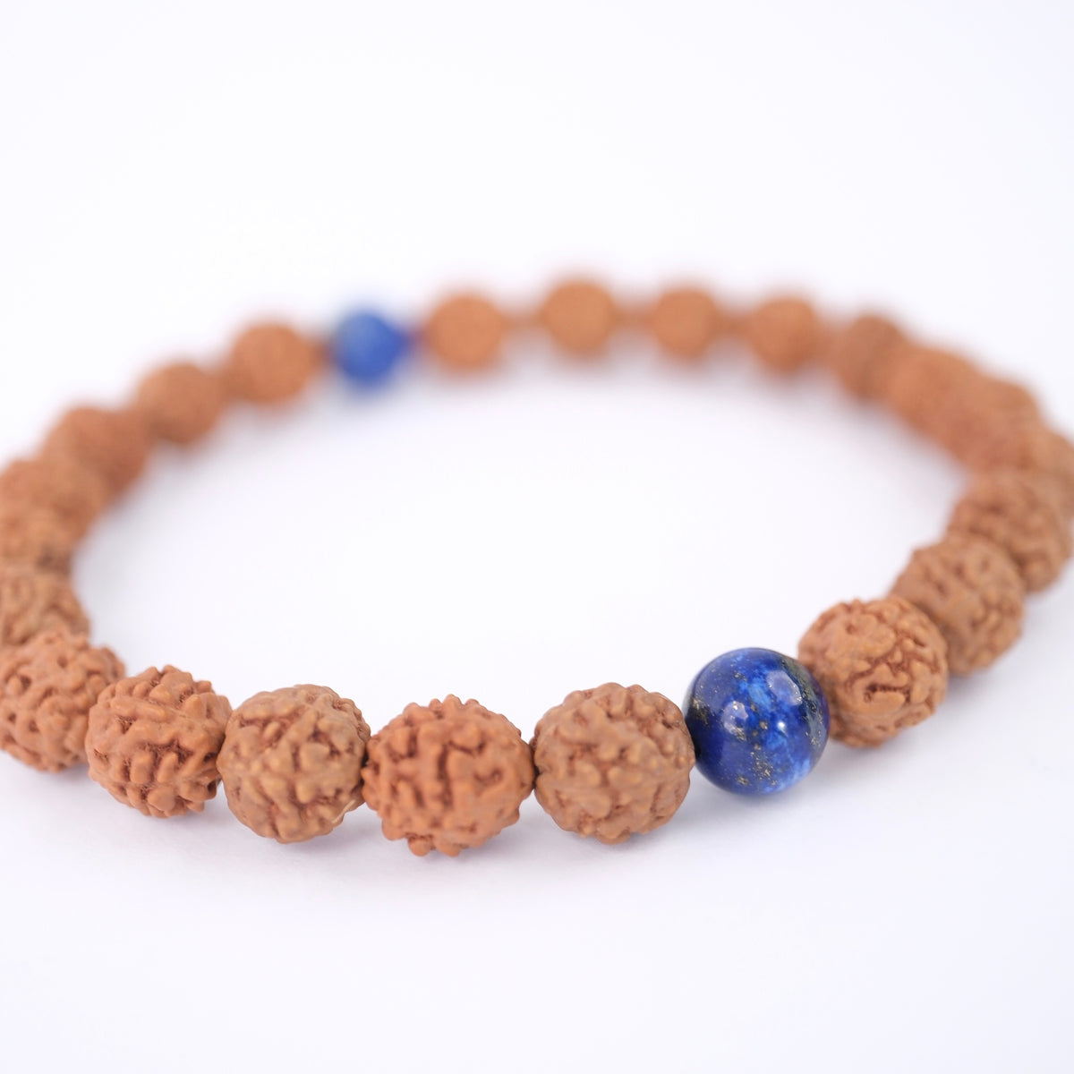 CHIDAKASHA Men’s Bracelet ‘Awakening’ | Lapis Lazuli, Rudraksha