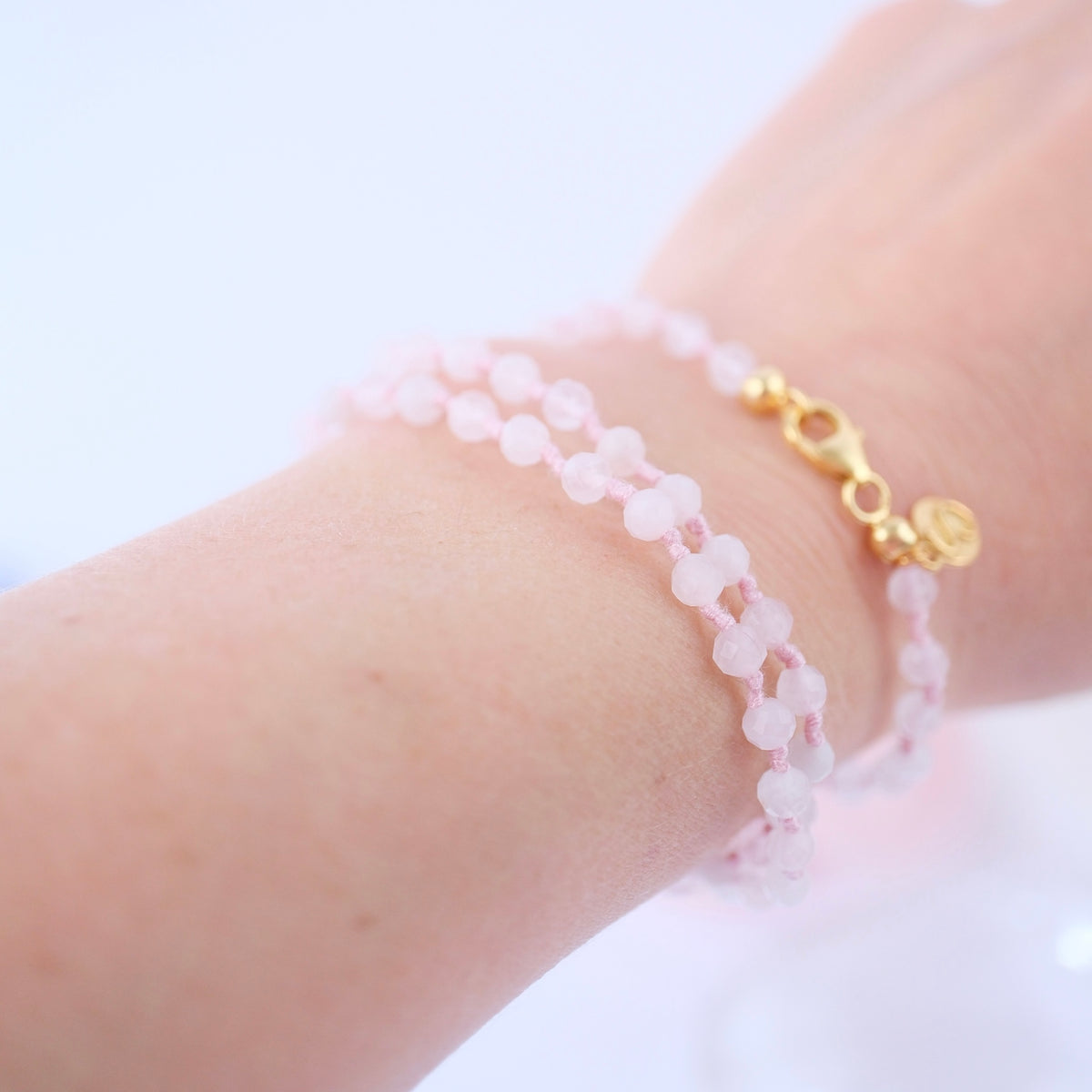 ANURAGA LOVE bracelet | Rose Quartz wrap