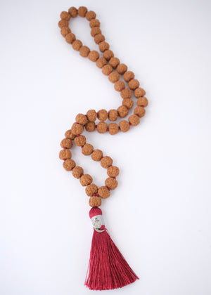 MAHA Pathri Chikna Rare Kantha Rudraksha Mala | 54 + Guru, 12.5mm of the finest Rudraksha