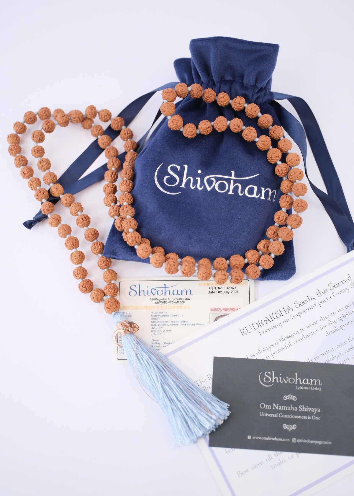 NEELKATH MAHADEV Japa Mala 9mm | Traditional, Authentic Rudraksha