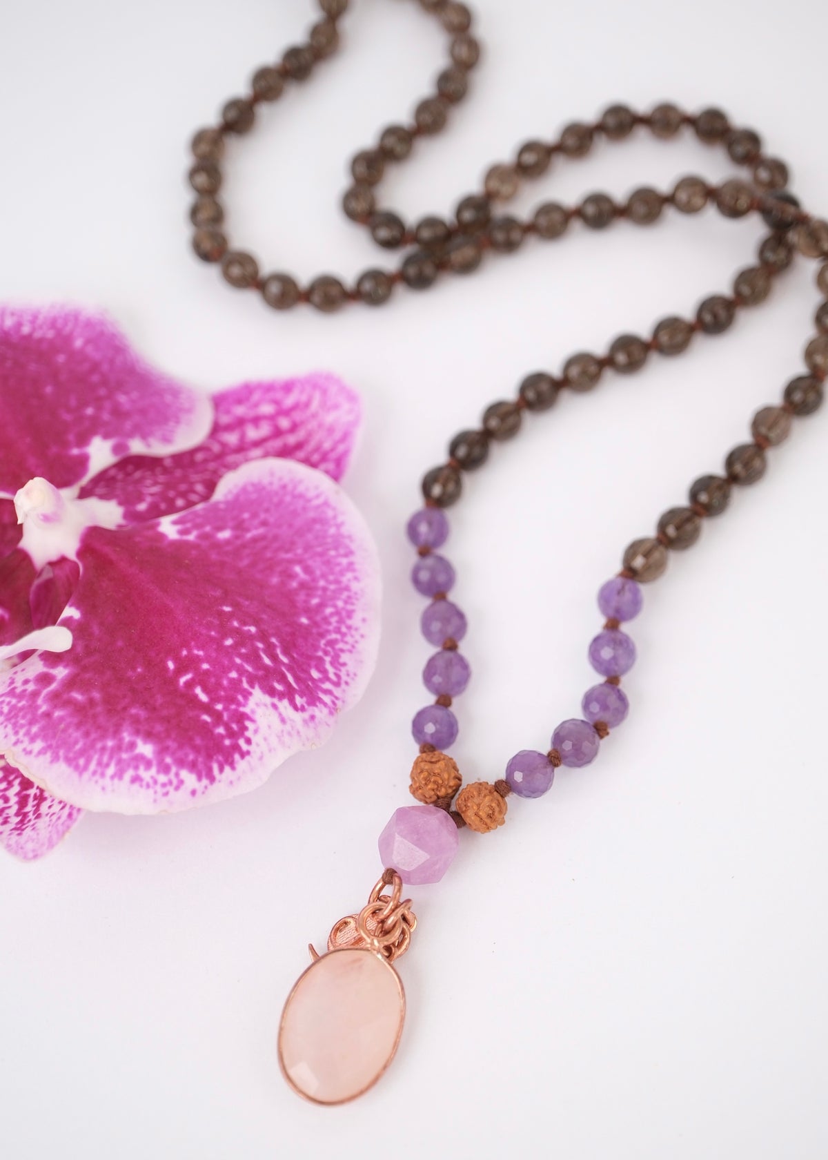 SUNDARI the Beauty of one&#39;s Essence | Removing Energy Blocks with Smoky, Rose and Amethyst Herkimer