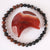 PURPOSE Mens Mala Bracelet | Mahogany Obsidian & Onyx
