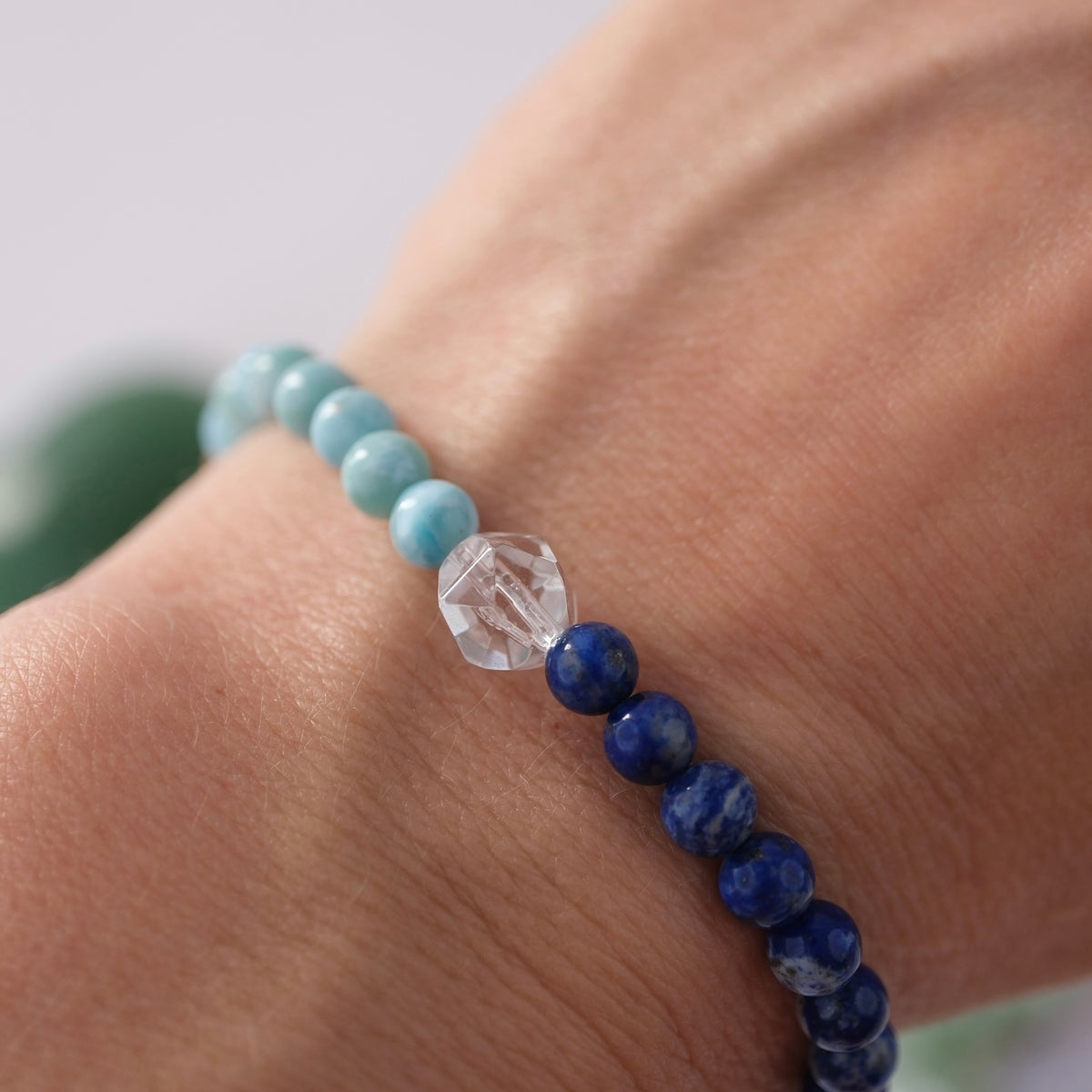 SAMUDRA Ocean | Larimar, Lapis Women&#39;s Bracelet