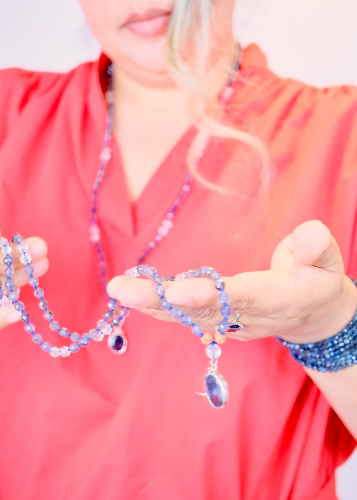 SHAMAN'S Iolite Mala | New Iteration with Iolite pendant