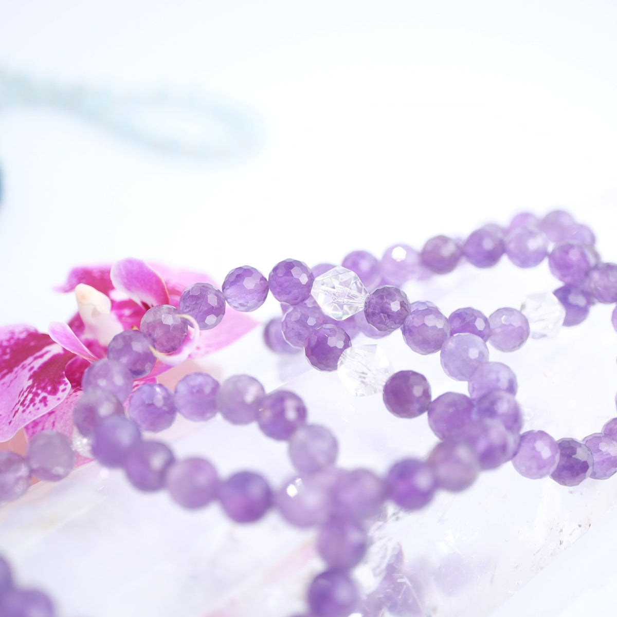 SADHVI Cleanse &amp; Awakening | Faceted Amethyst, Herkimer