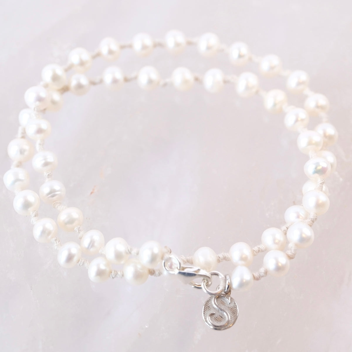 GRACE in LIFE Pearl wrap bracelet