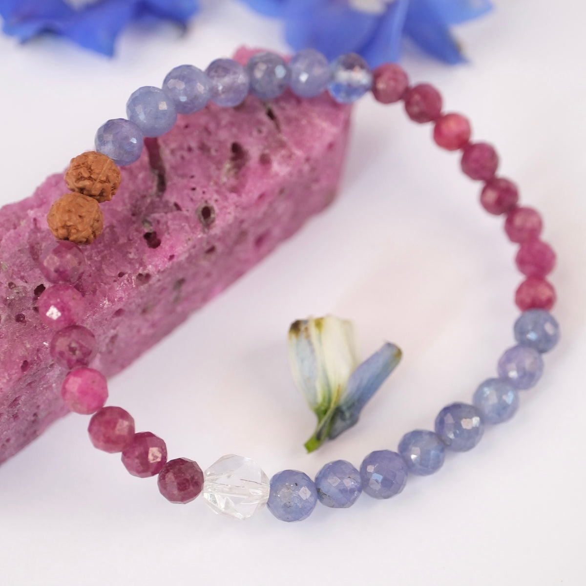 PRIESTESS Bracelet  | Tanzanite, Ruby