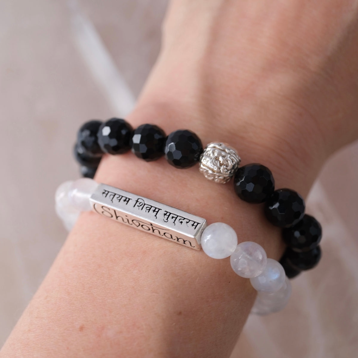 CHANDRAMA Radiance of Intuition Bracelet | Rainbow Moonstone
