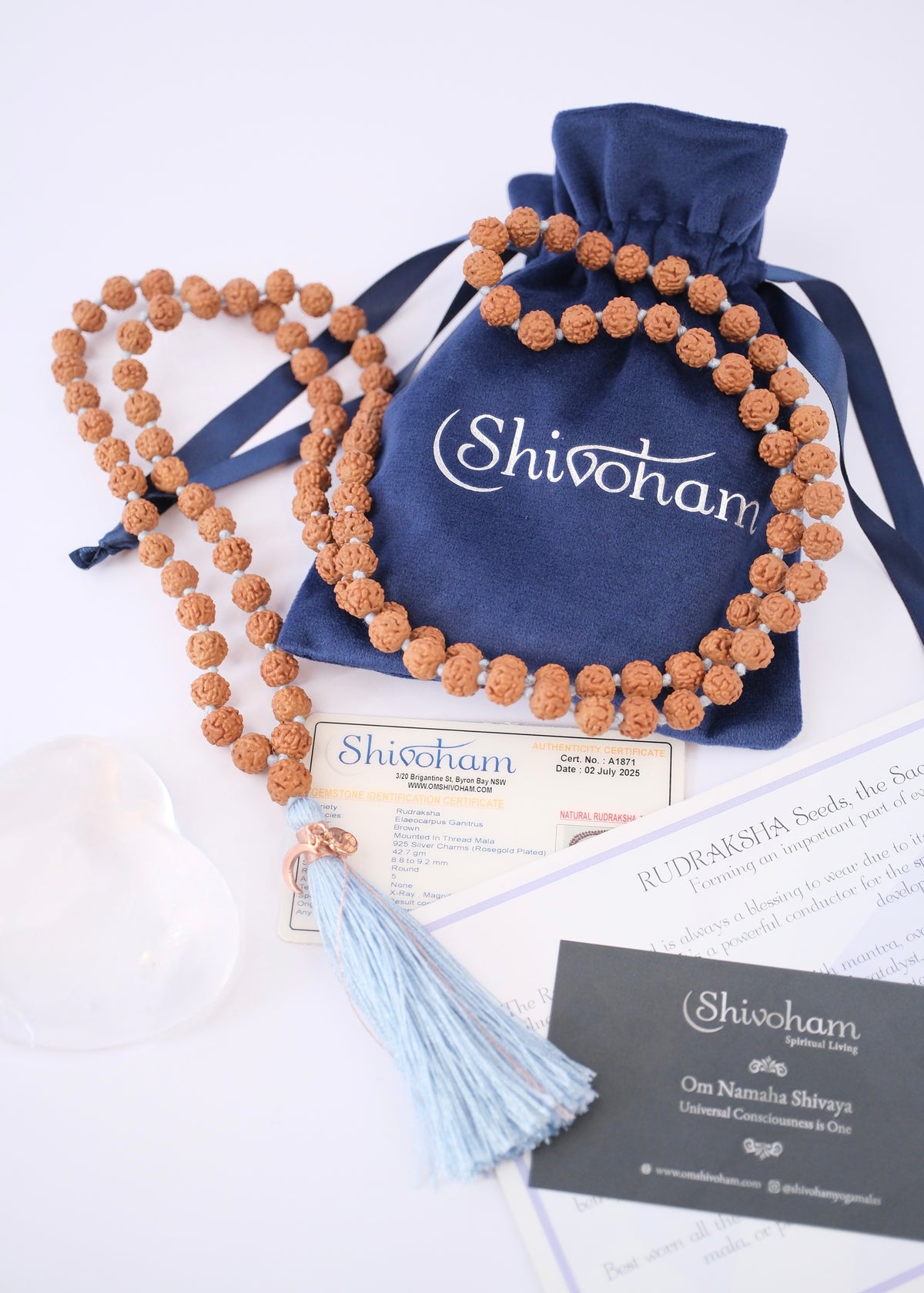 NEELKATH MAHADEV Japa Mala 9mm | Traditional, Authentic Rudraksha