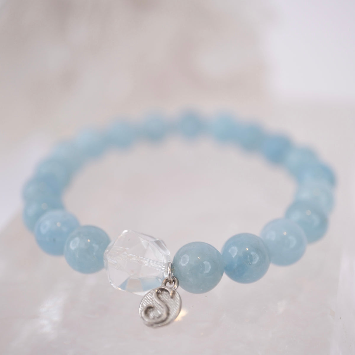 DRAUPADI Alignment | Aquamarine, Herkimer