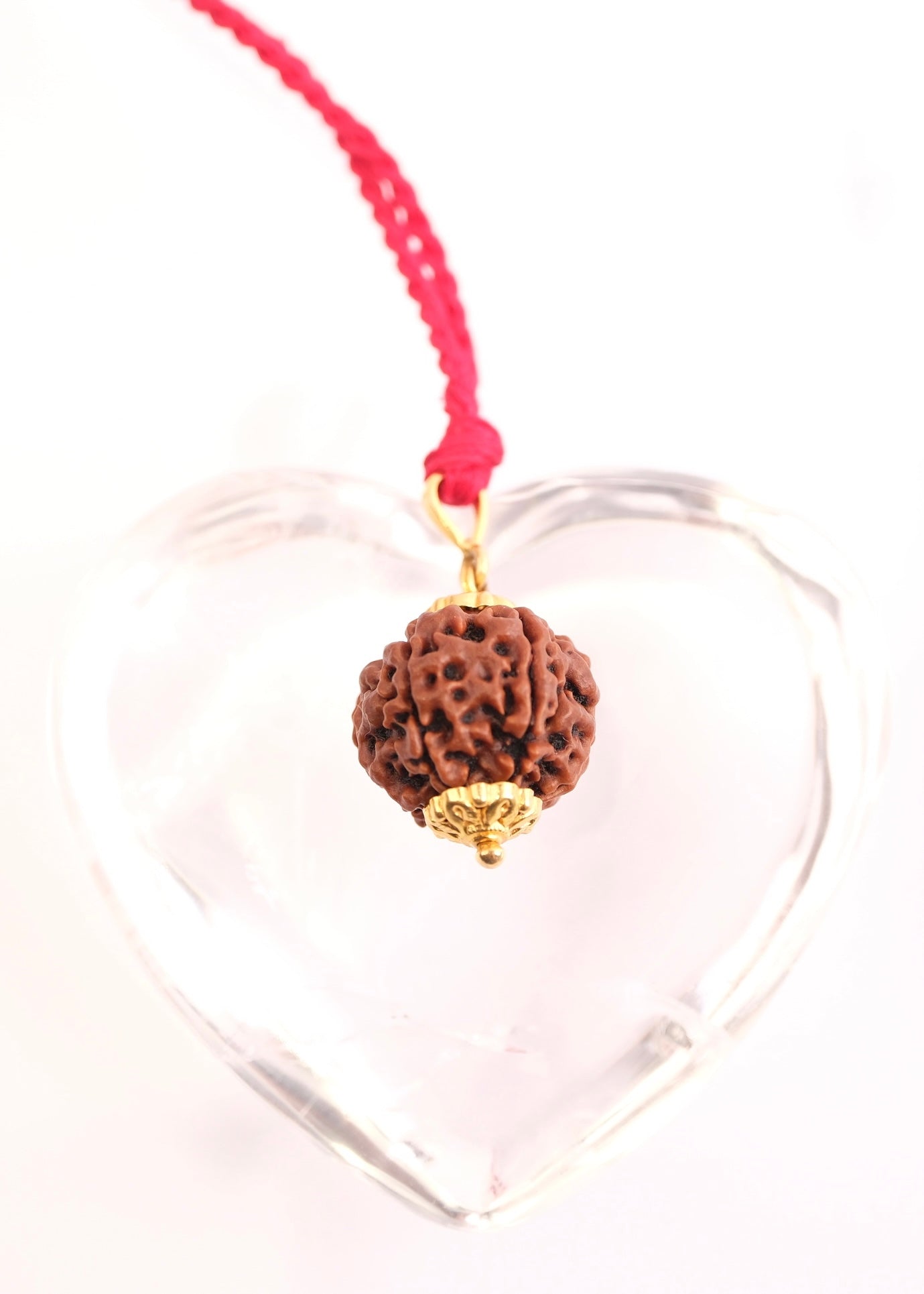 6 Mukhi 18k Gold Collectors Nepal Rudraksha Pendant | Kartikeya Power & Success