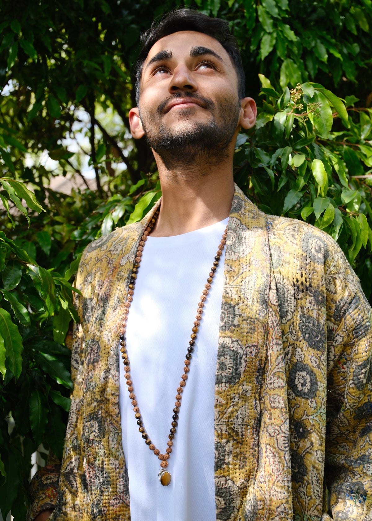 KETU Mala | Tigers Eye & Rudraksha