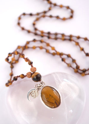 Tigers Eye Pendant in Silver