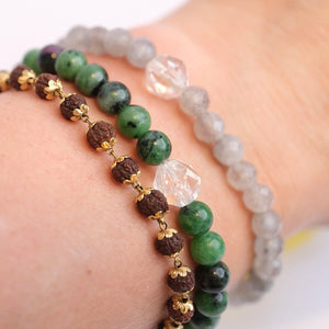 MAGIC Bracelet | Anyolite and Herkimer