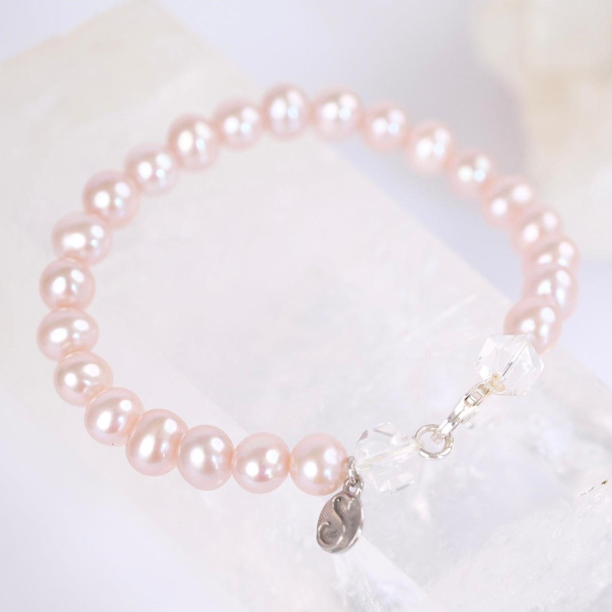 GRACE | Natural Pink Akoya Pearl Bracelet
