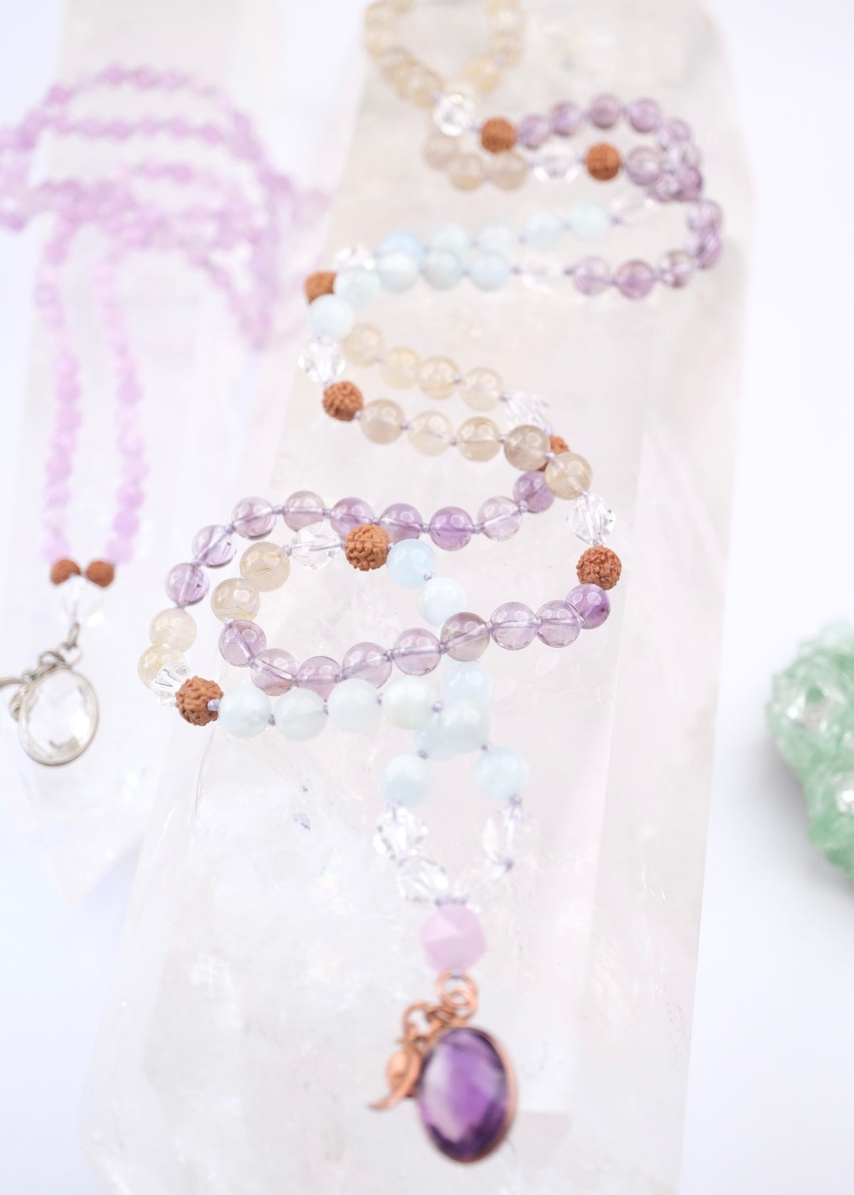 &#39;I AM&#39; St Germain &amp; the Violet Flame Mala for Spiritual Radiance