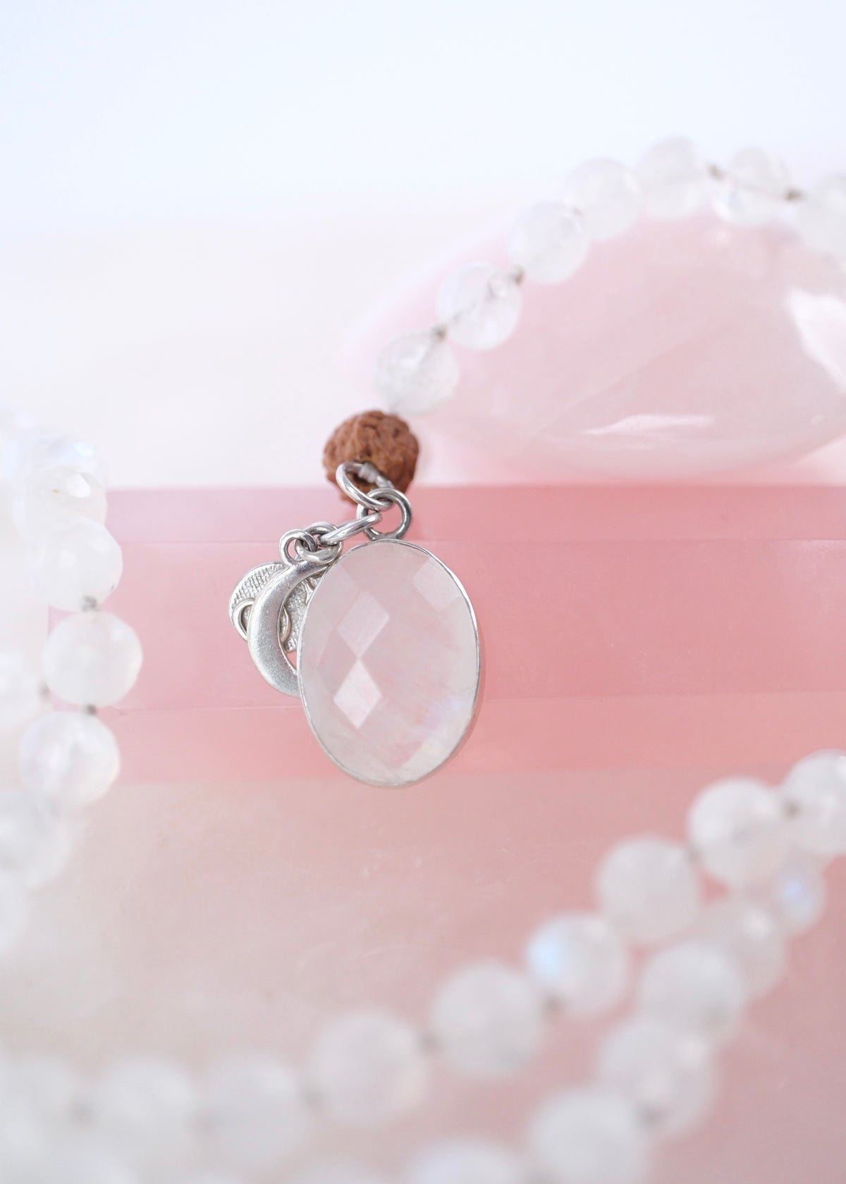 CHANDRAMA Radiance of Intuition | Moonstone Mala Beads