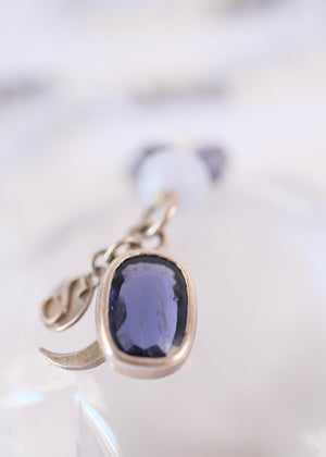 SAMADHI Mala | Iolite Pendant