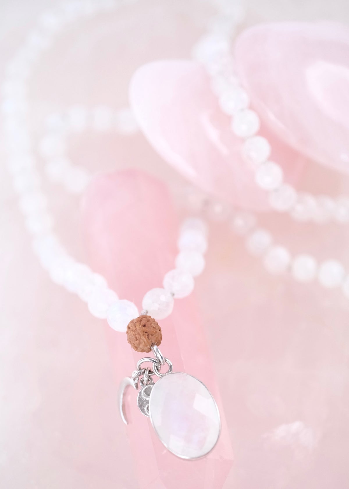 CHANDRAMA Radiance of Intuition | Moonstone Mala Beads
