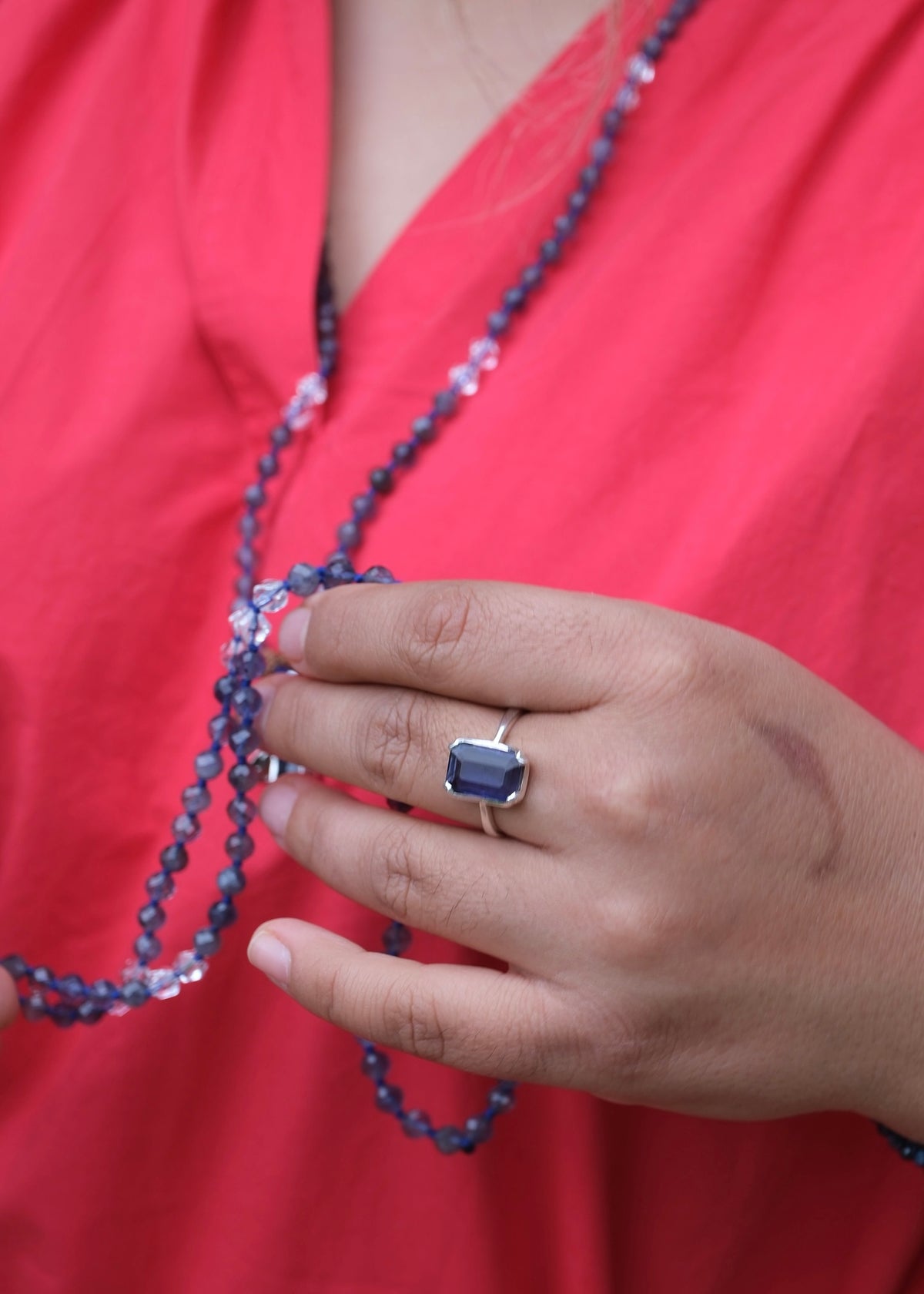 SHAMAN'S Iolite Mala | New Iteration with Iolite pendant