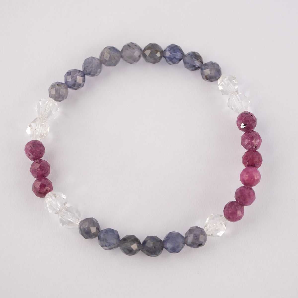 Wise Woman’s Amulet | Ruby, Iolite, Herkimer Quartz