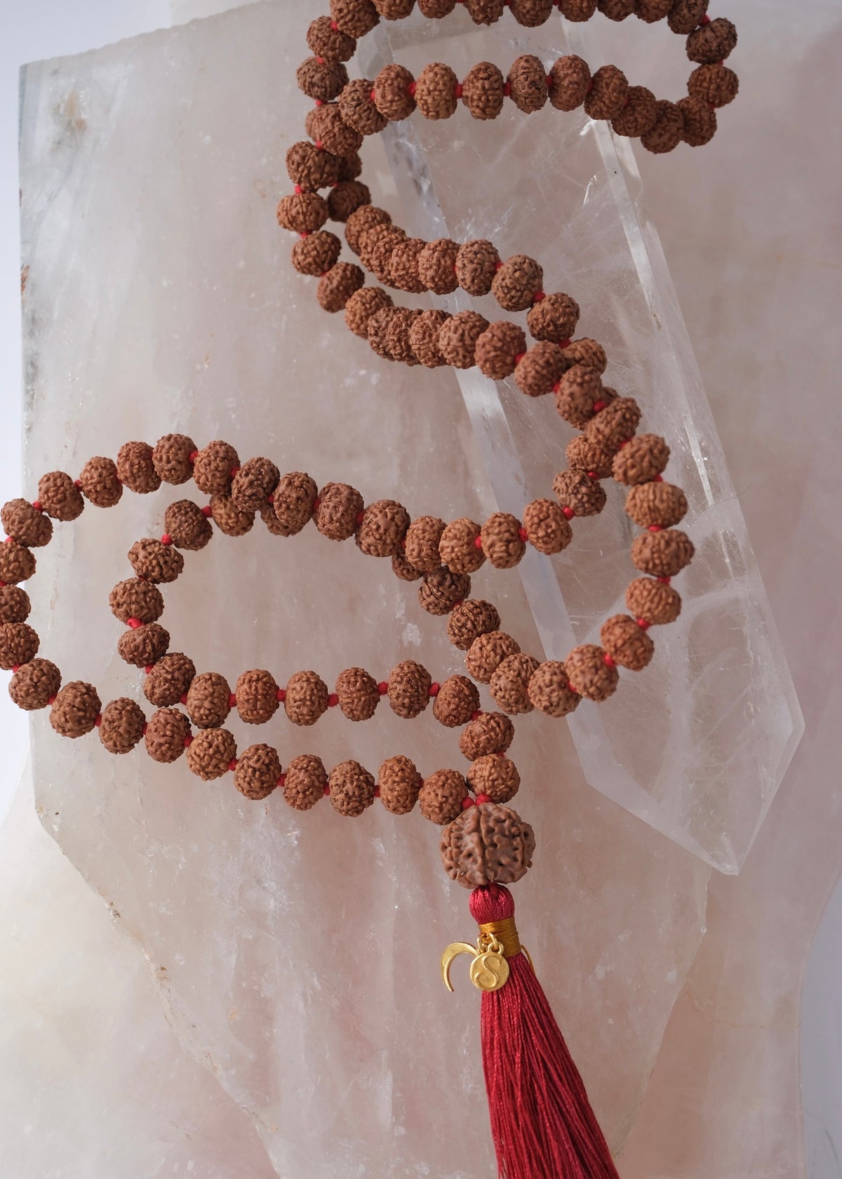 Abundance Temple LAKSHMI Mala | all 7 Mukhi Rudraksha from Indonesia &amp; Nepal