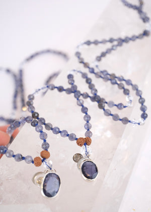 SHAMAN'S Iolite Mala | New Iteration with Iolite pendant