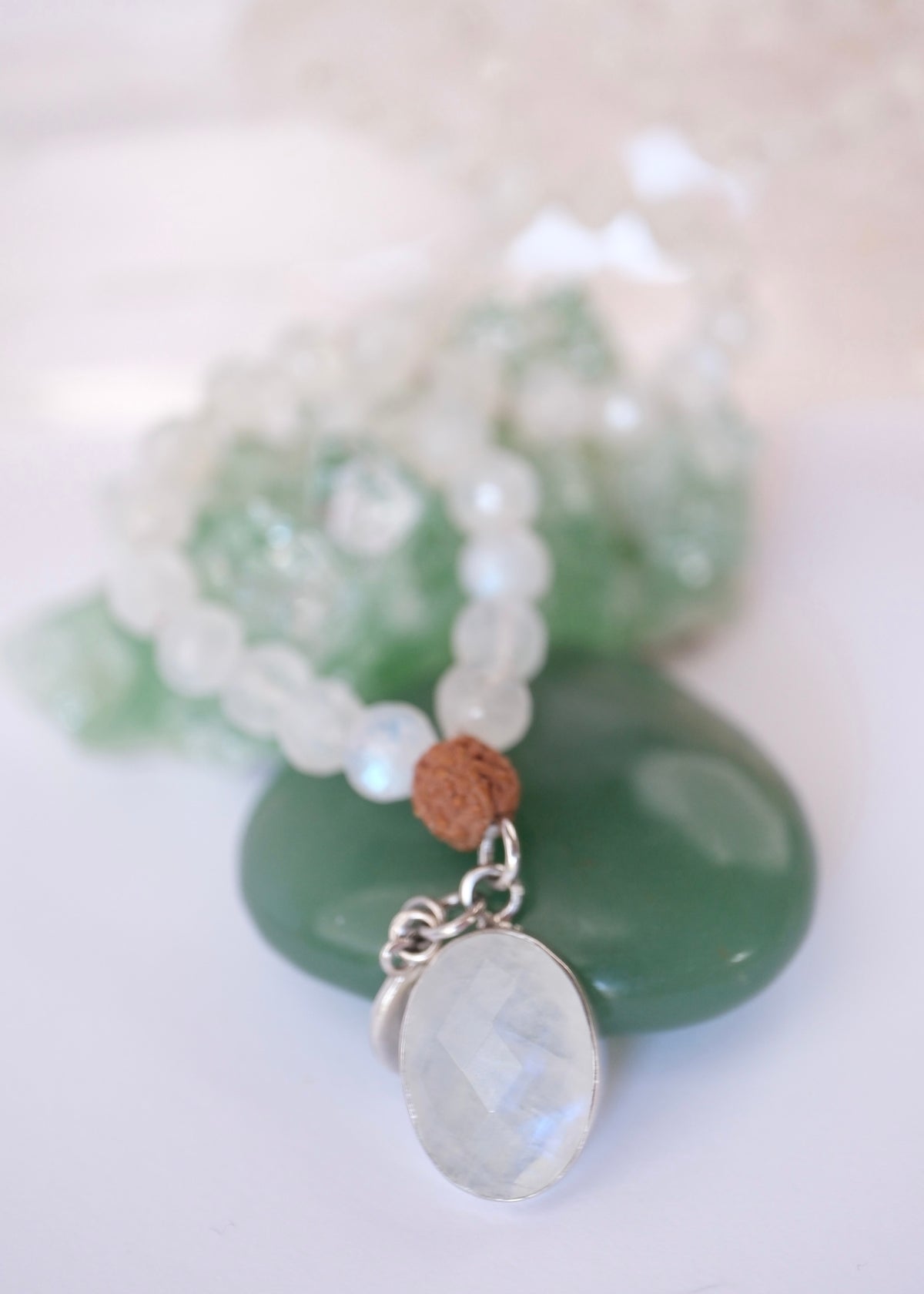CHANDRAMA Radiance of Intuition | Moonstone Mala Beads