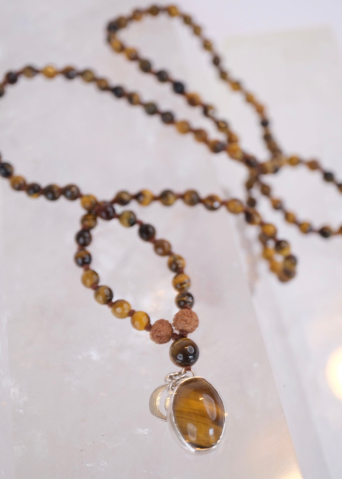 DHARA Flow Mala | Tigers Eye