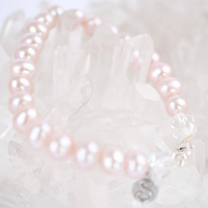 GRACE | Natural Pink Akoya Pearl Bracelet