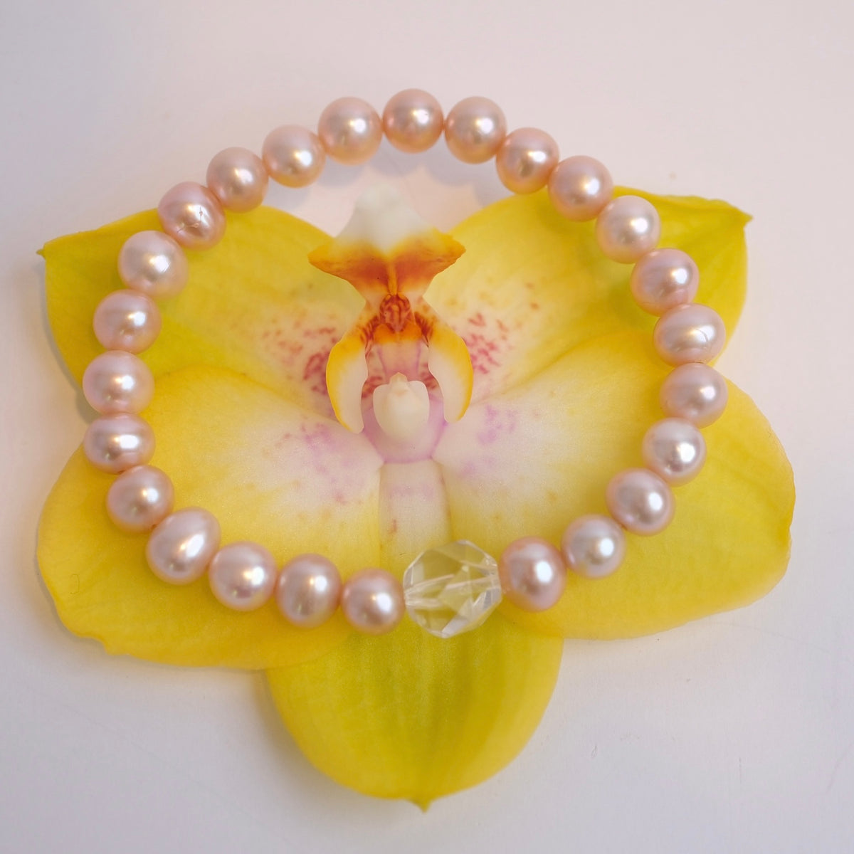 Gift of Divine Grace | Pink Akoya Pearl Bracelet