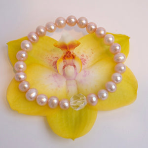 Gift of Divine Grace | Pink Akoya Pearl Bracelet