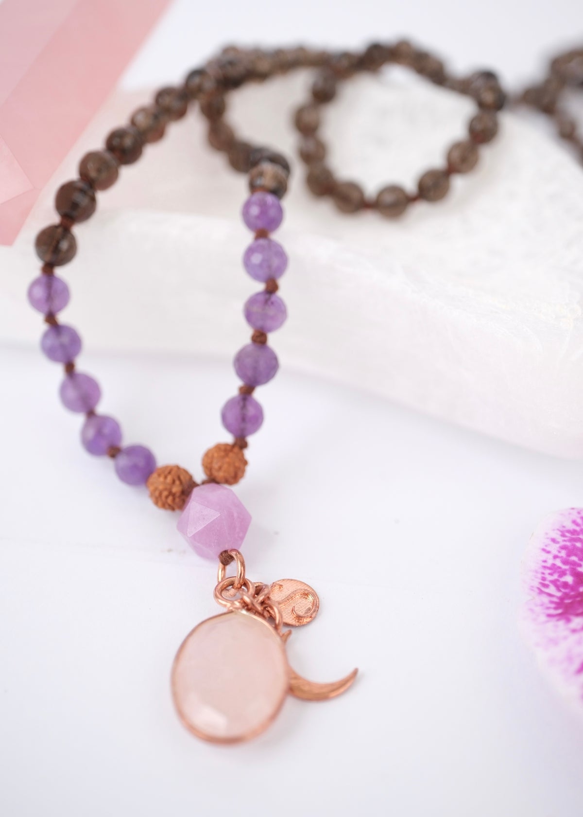 SUNDARI the Beauty of one&#39;s Essence | Removing Energy Blocks with Smoky, Rose and Amethyst Herkimer