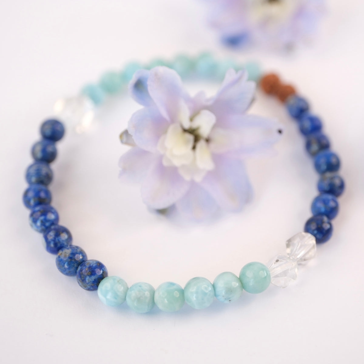 SAMUNDRA Eternal Ocean | Larimar, Lapis, Women's Bracelet