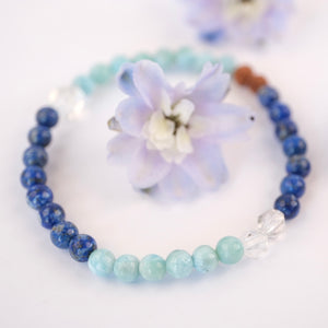 SAMUNDRA Eternal Ocean | Larimar, Lapis, Women's Bracelet