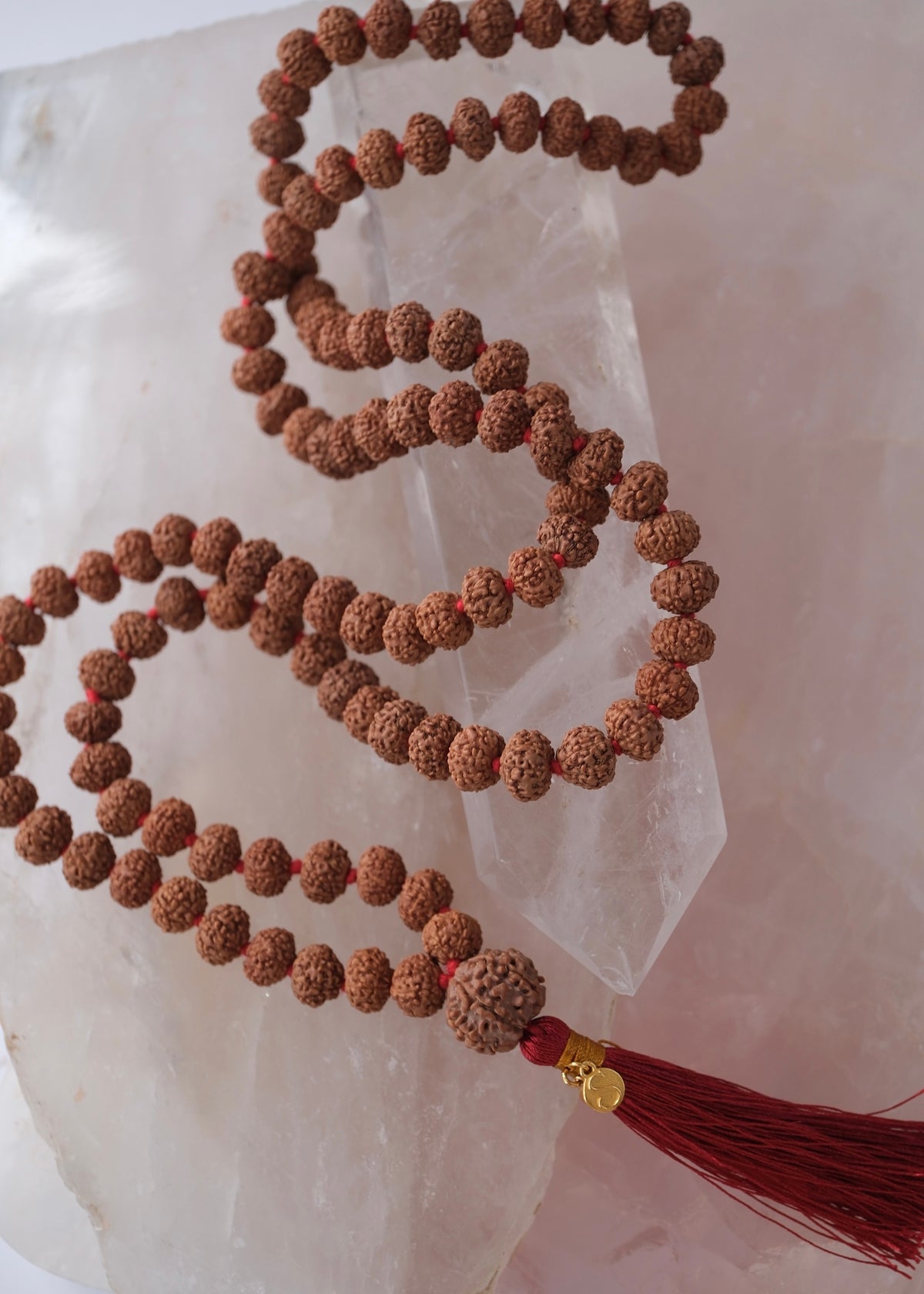 Abundance Temple LAKSHMI Mala | all 7 Mukhi Rudraksha from Indonesia &amp; Nepal