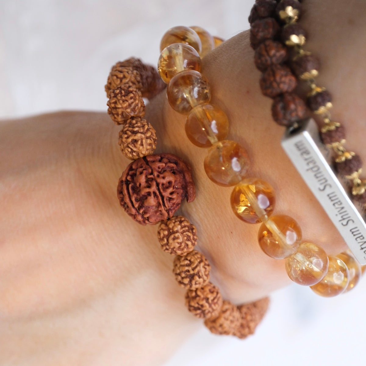 TEMPLE Collection: GANESH Nepal Rudraksha Mens bracelet