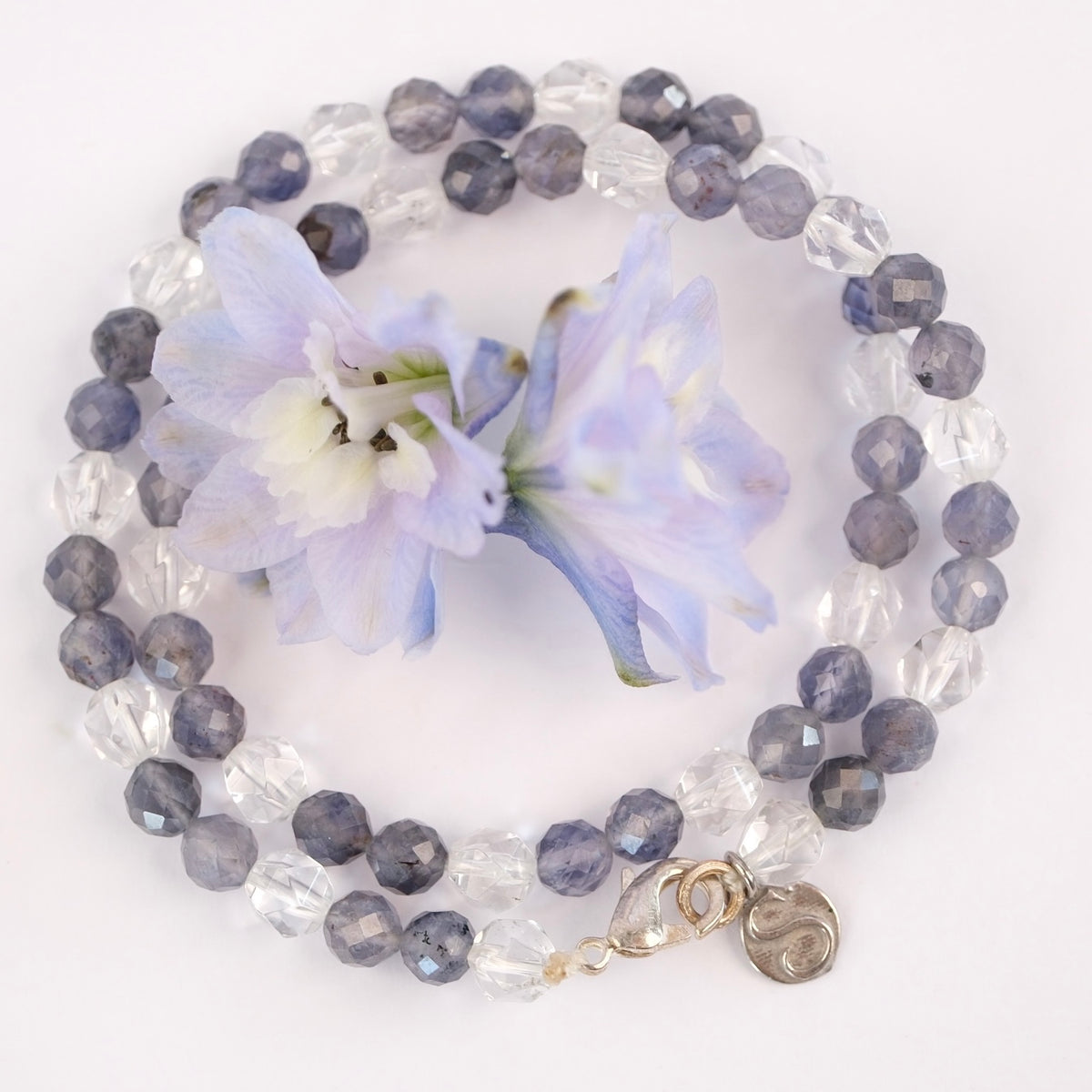 SHAMAN'S Light wrap bracelet | Iolite, Herkimer, Sterling Silver