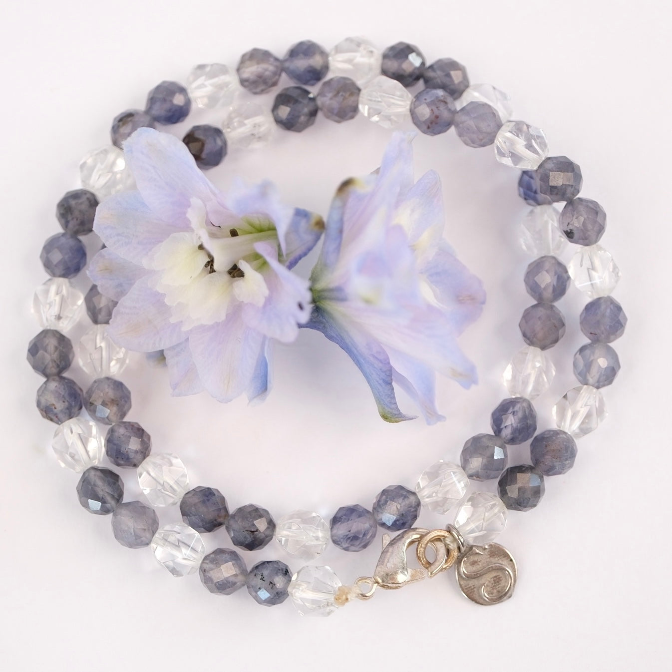 SHAMAN'S Light wrap bracelet | Iolite, Herkimer, Sterling Silver