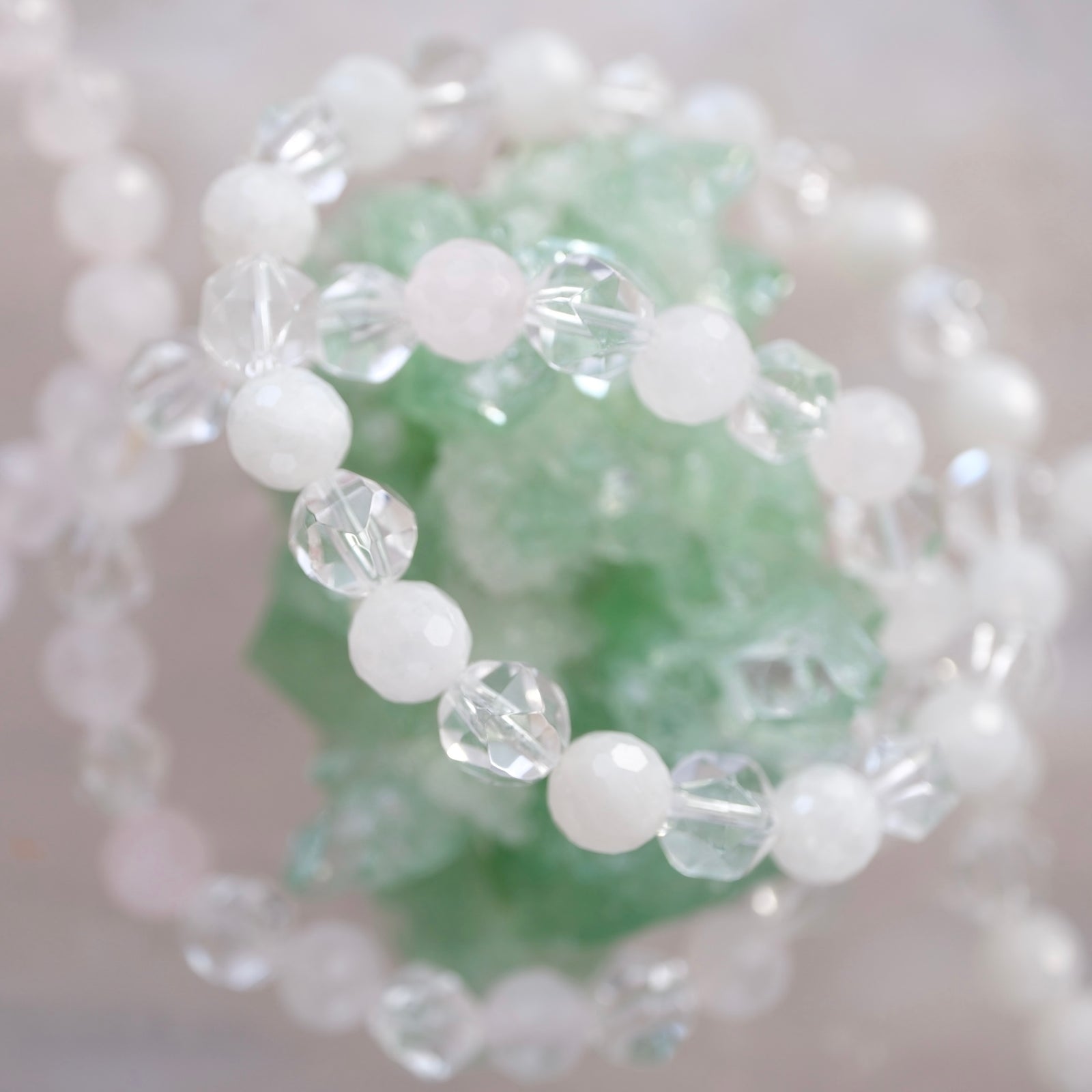PURNIMA Moon | Faceted Moonstone